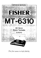 Fisher MT-6310 - Service Manual